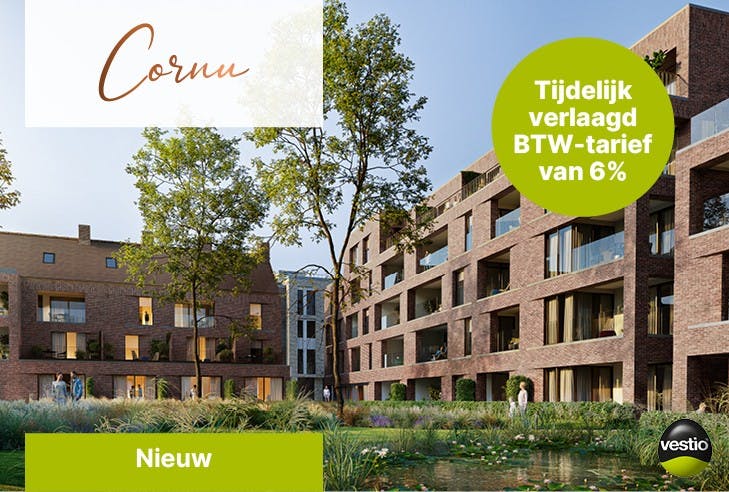 Appartementen, stadswoningen en commerciële ruimte met prachtige binnentuin - Residentie Cornu